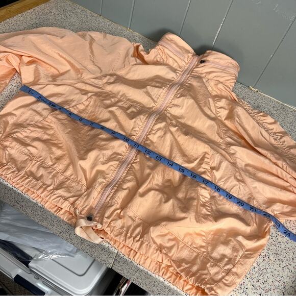 Free People FP Movement Way Home Ruched Out Packable Jacket Windbreaker Womens L - Picture 10 of 12